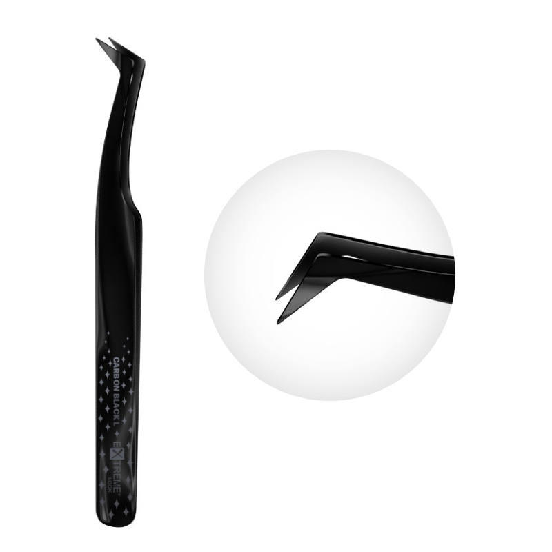 pintsetcarbonblackl Pinzas "Carbon Black" L, eXtreme look - Imagen 1